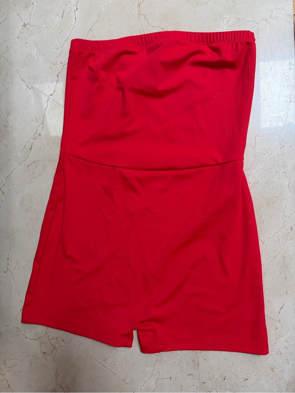 Target Women's Red Strapless Bodysuit Romper